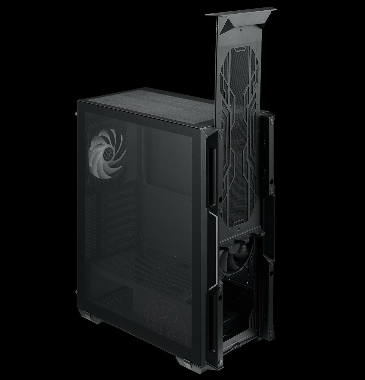 ADATA STARKERAIR-BKCWW computer case Midi Tower Black – image 5