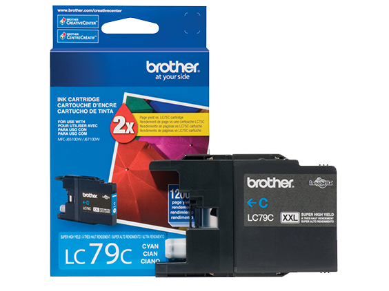 Brother LC79C ink cartridge 1 pc(s) Original Extra (Super) High Yield Cyan