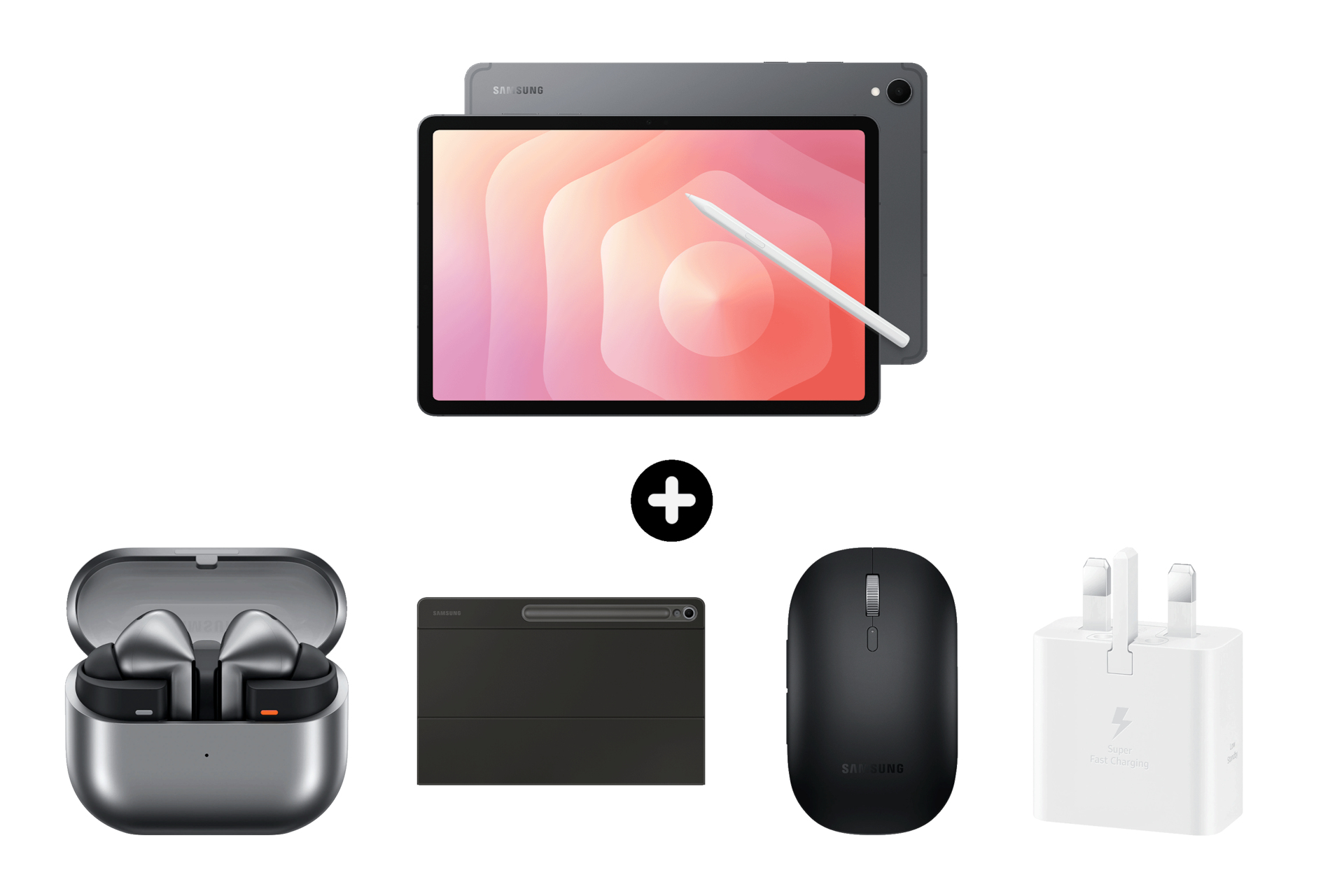 Samsung Galaxy Tab S11 Ultra (14.6") Elite Bundle with Galaxy Buds3 Pro, Keyboard Cover, Mouse & Super Fast Charger