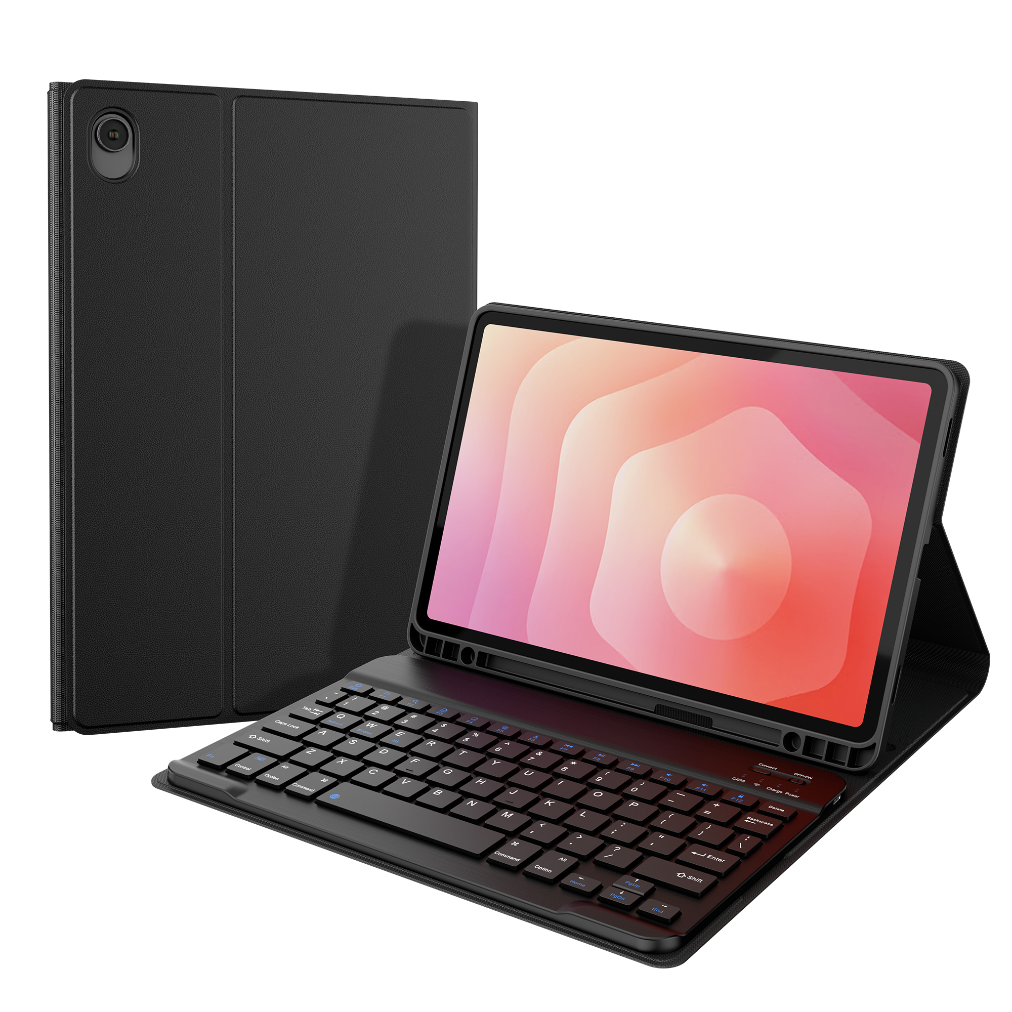 Accezz SH00091476 mobile device keyboard QWERTY Dutch Bluetooth Black – image 1