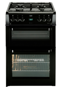 Beko BDVG694KP cooker Freestanding cooker Natural gas Gas Black