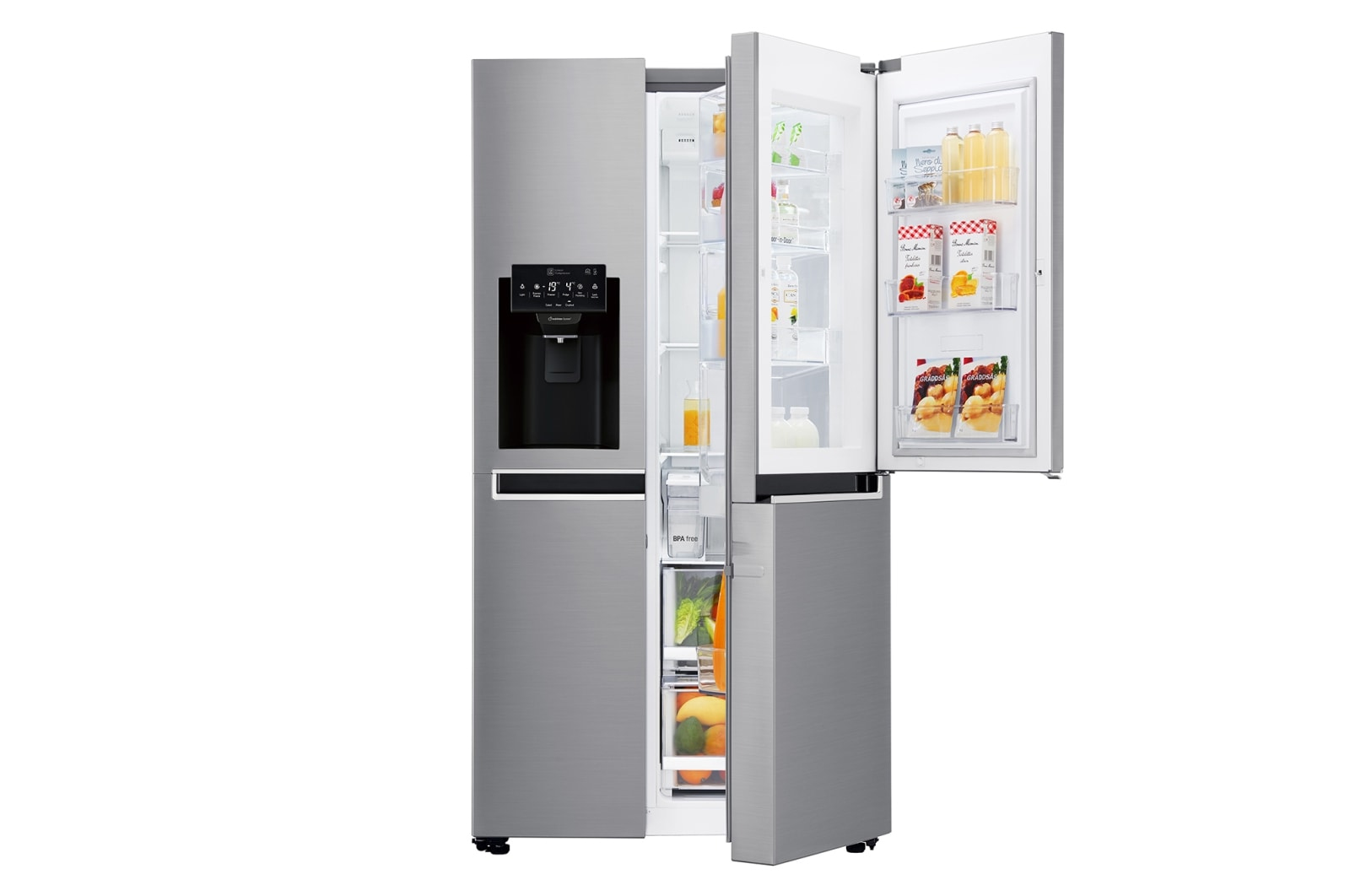 LG GSJ761PZXV side-by-side refrigerator Freestanding – image 4