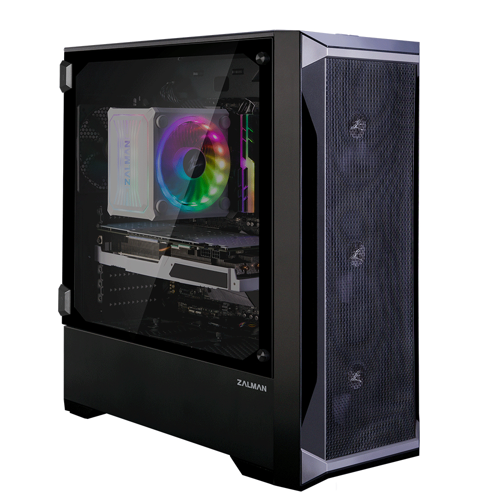 Zalman Z8 ATX Mid Tower PC Case, 120mm fan x4 – image 3