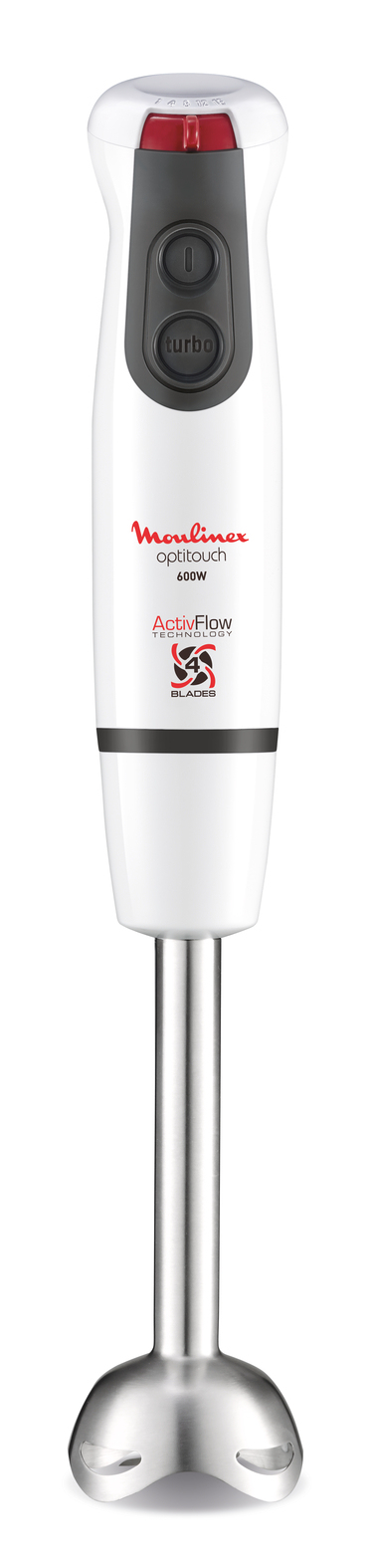 Moulinex Optitouch 0.8 L Immersion blender 600 W Grey, White – image 1