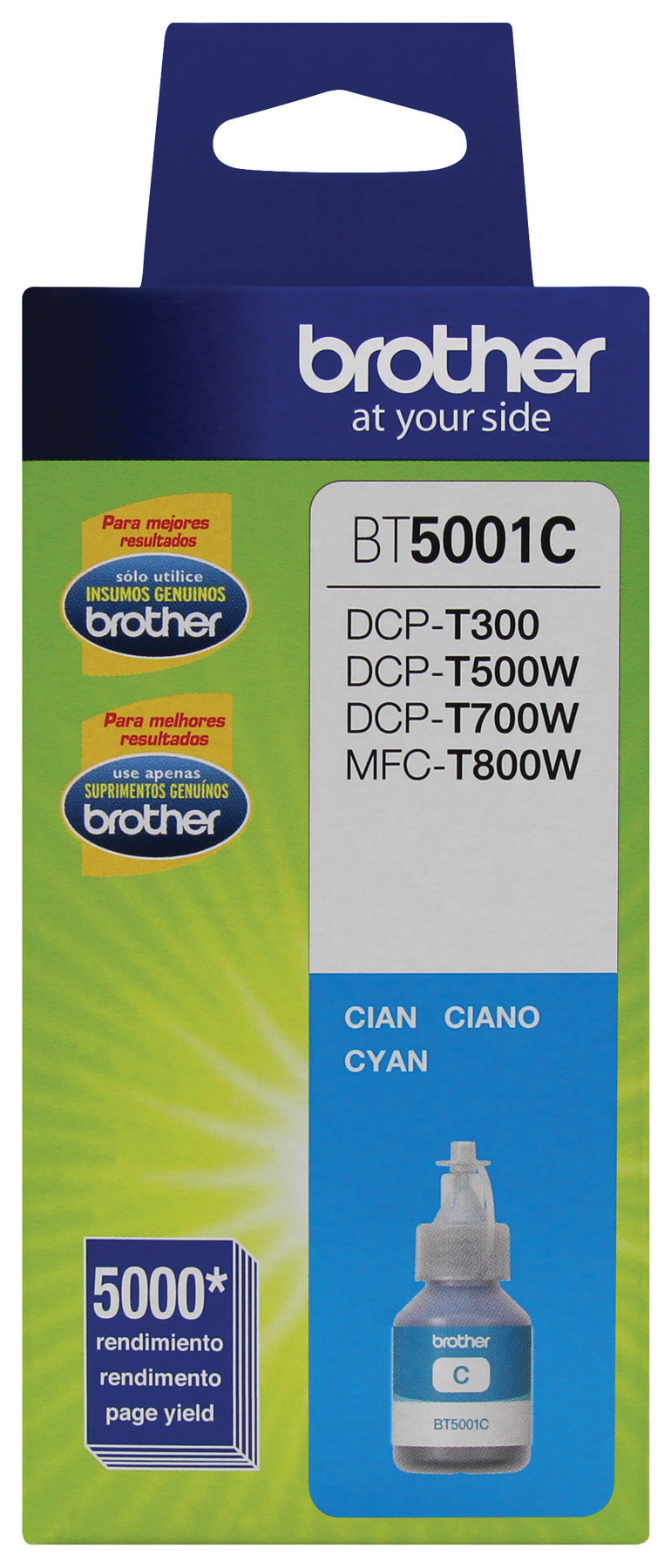 Brother BT5001C ink cartridge 1 pc(s) Original Extra (Super) High Yield Cyan – image 1