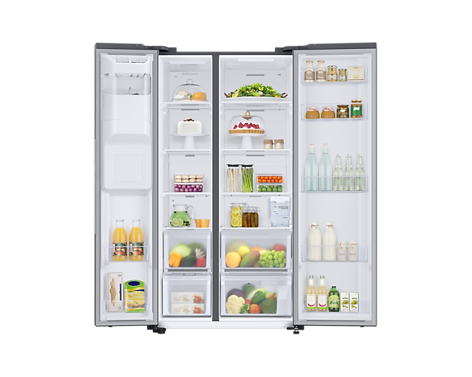 Samsung RS67A8511S9 side-by-side refrigerator Freestanding Silver – image 7