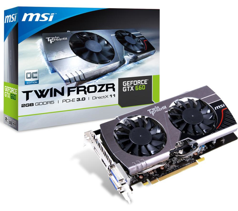 MSI V287-035R graphics card NVIDIA GeForce GTX 660 – image 1