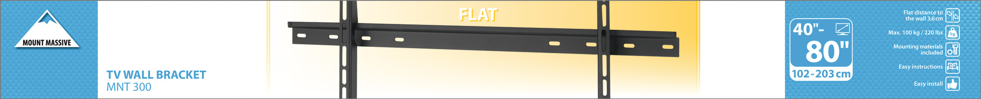 Vogel's MNT 300. WALL MOUNT FLAT WALL – image 3