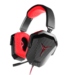 Lenovo GXD0L03746 headphones/headset Wired In-ear Gaming Black, Red