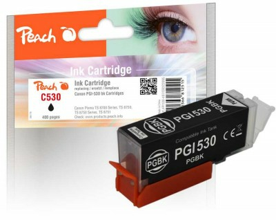 Peach PI100-497 cartuccia d'inchiostro 1 pz Compatibile Resa standard Nero