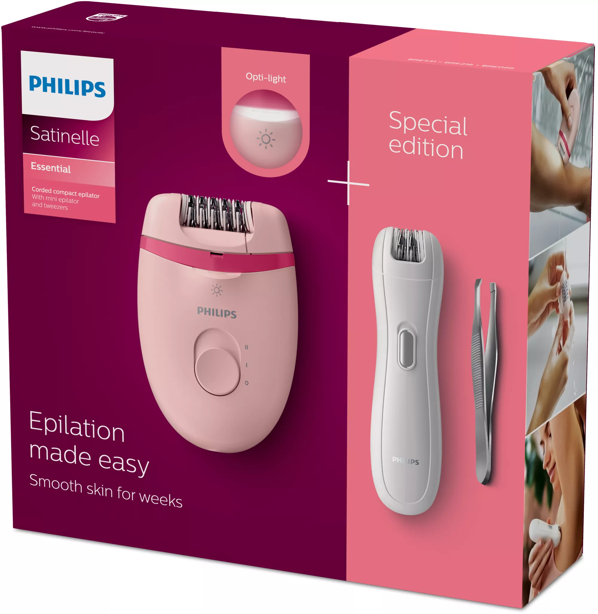 Philips Satinelle Essential BRP531/00 Corded compact epilator – image 2