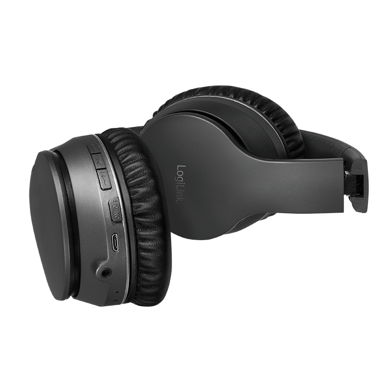LogiLink BT0053 headphones/headset Wireless Head-band Music Bluetooth Black – image 4