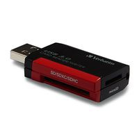 Verbatim 98538 card reader USB 3.2 Gen 1 (3.1 Gen 1) Black, Red – image 2
