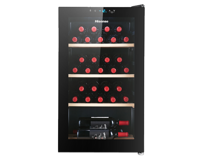 Hisense WSDJ100A10J wine cooler Freestanding Black 30 bottle(s) – image 2