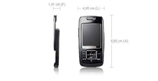Samsung E251 green-blue – image 2