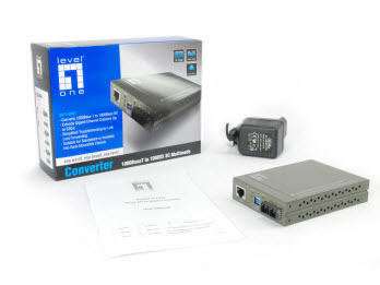 LevelOne 10/100/1000BASE-T to 1000BASE-SX MMF SC Converter – image 6
