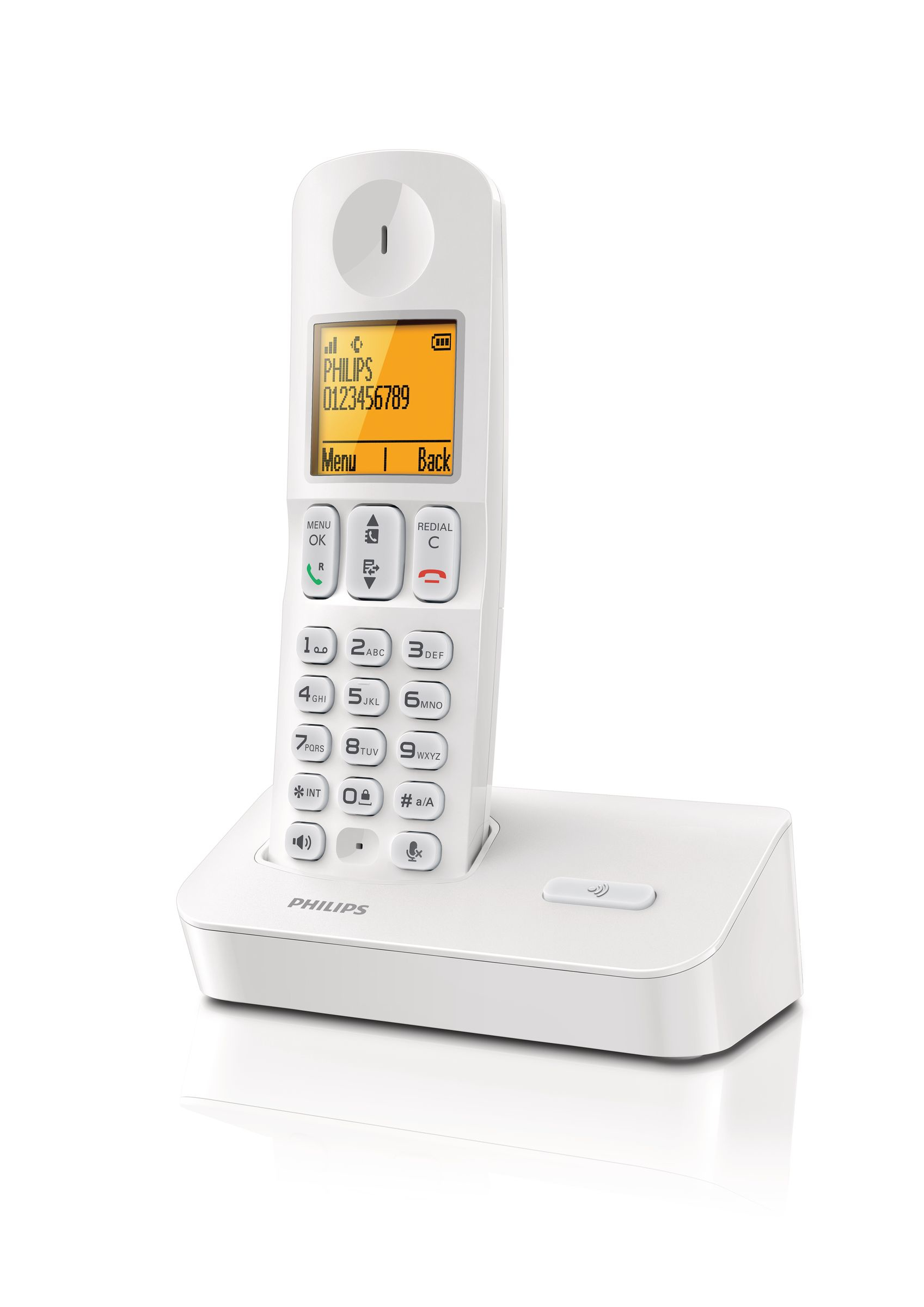 Philips D4001W/96 telephone DECT telephone Caller ID White