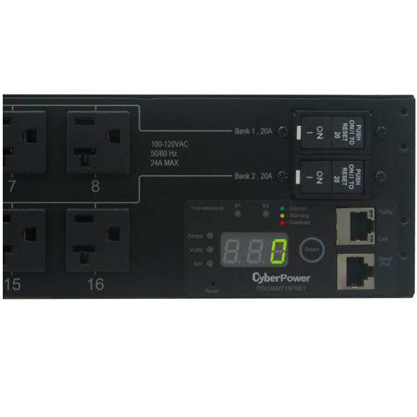 CyberPower PDU30MT16FNET power distribution unit (PDU) 16 AC outlet(s) 2U Black – image 4