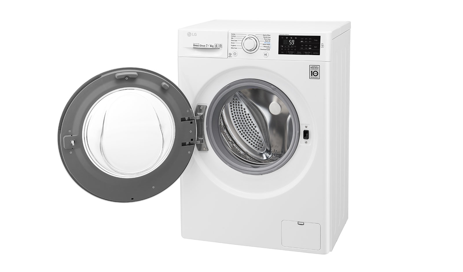 LG F2J6HM0W washer dryer Freestanding Front-load White – image 6