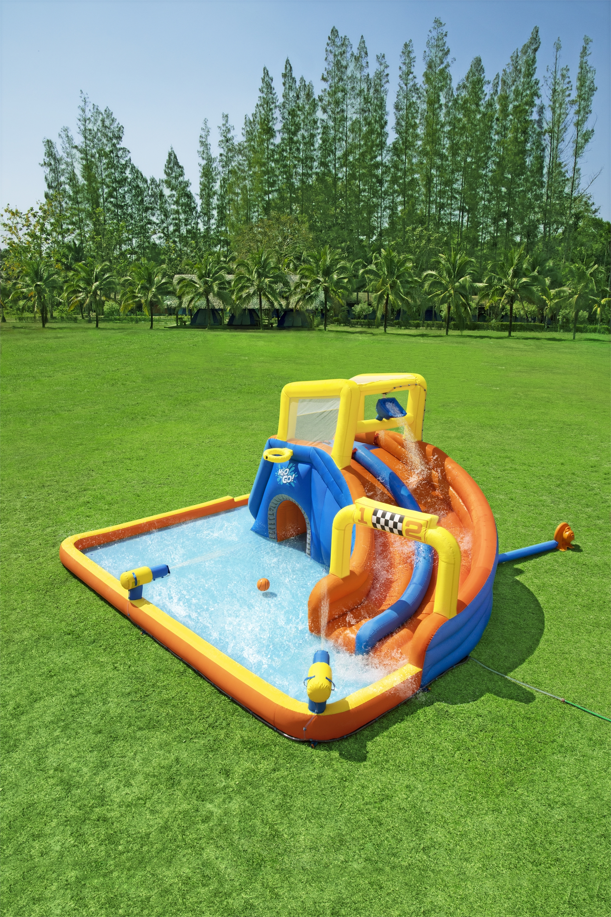 صورة مركز اللعب المائي القابل للنفخ H2OGO!® Super Speedway™ 2.65 متر