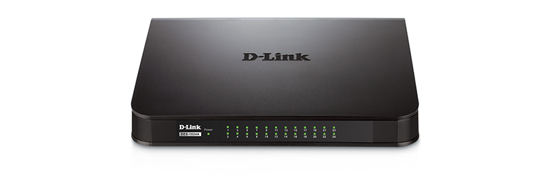 D-Link DES-1024A/C1 network switch Black