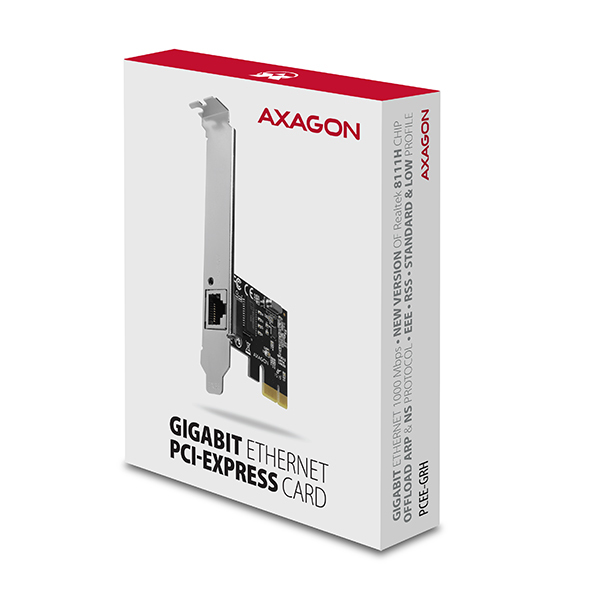 Axagon PCEE-GRH network card Internal Ethernet 1000 Mbit/s – image 6