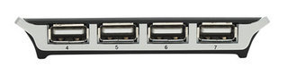 Manhattan 160766 interface hub 480 Mbit/s Black – image 2