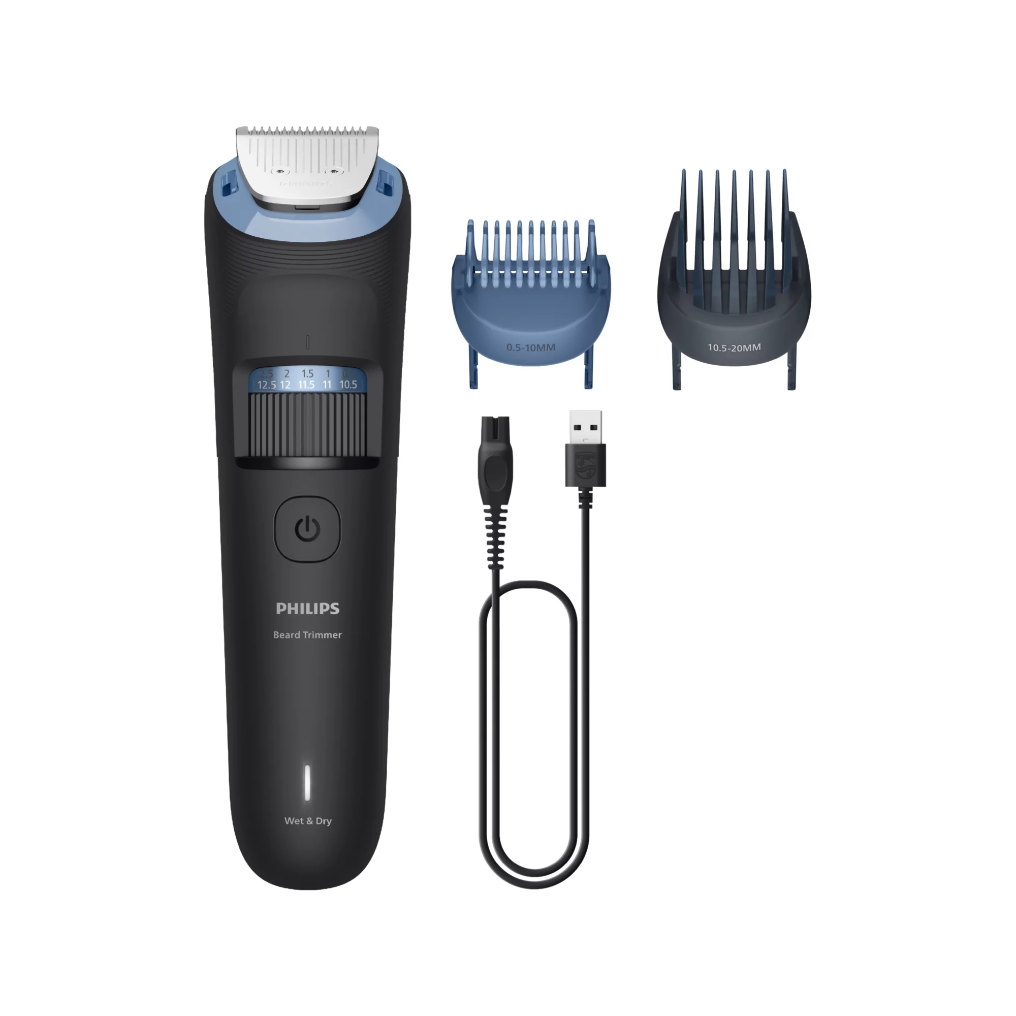 Philips Beard Trimmer 3000 Series BT3660/15 Beard grooming with full metal blades – image 1