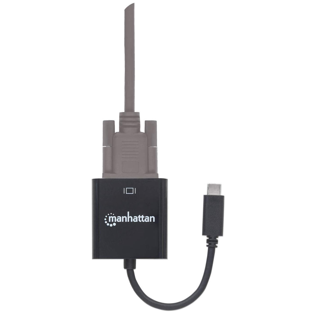 Manhattan USB-C to VGA Converter Cable, 1080p@60Hz, Black – image 5