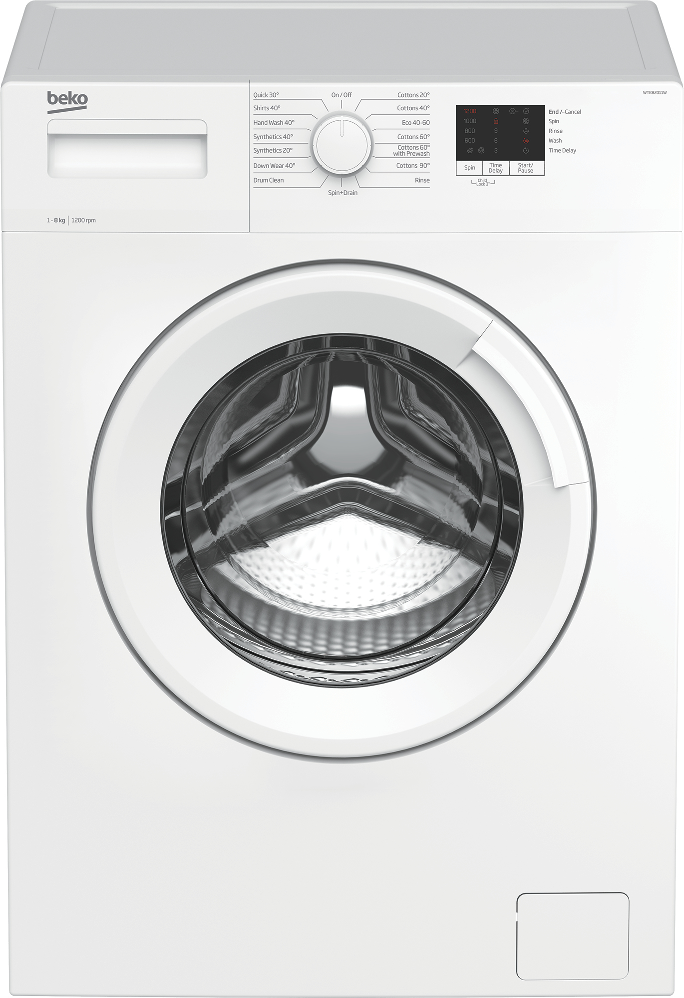Beko b100 WTK82011W Freestanding