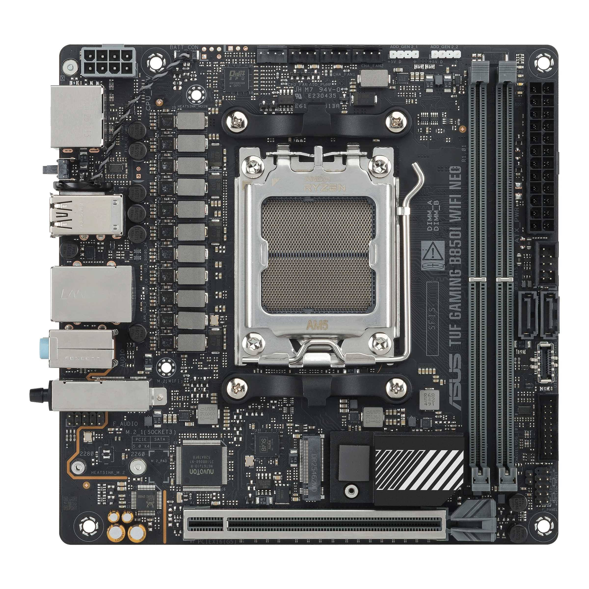 ASUS TUF GAMING B850I WIFI NEO            (AMD,AM5,DDR5,ATX)