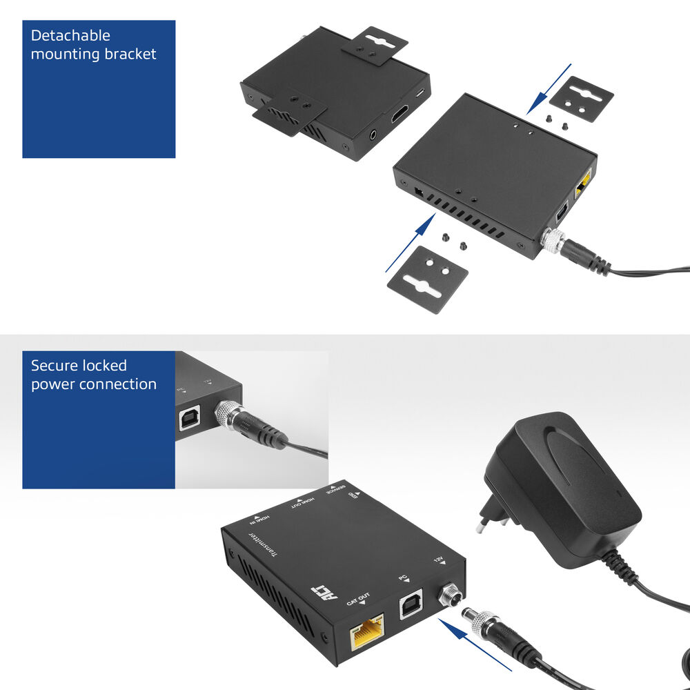 ACT 4K HDMI 2.0 KVM extender set over CAT6A up to 70 meters – image 8