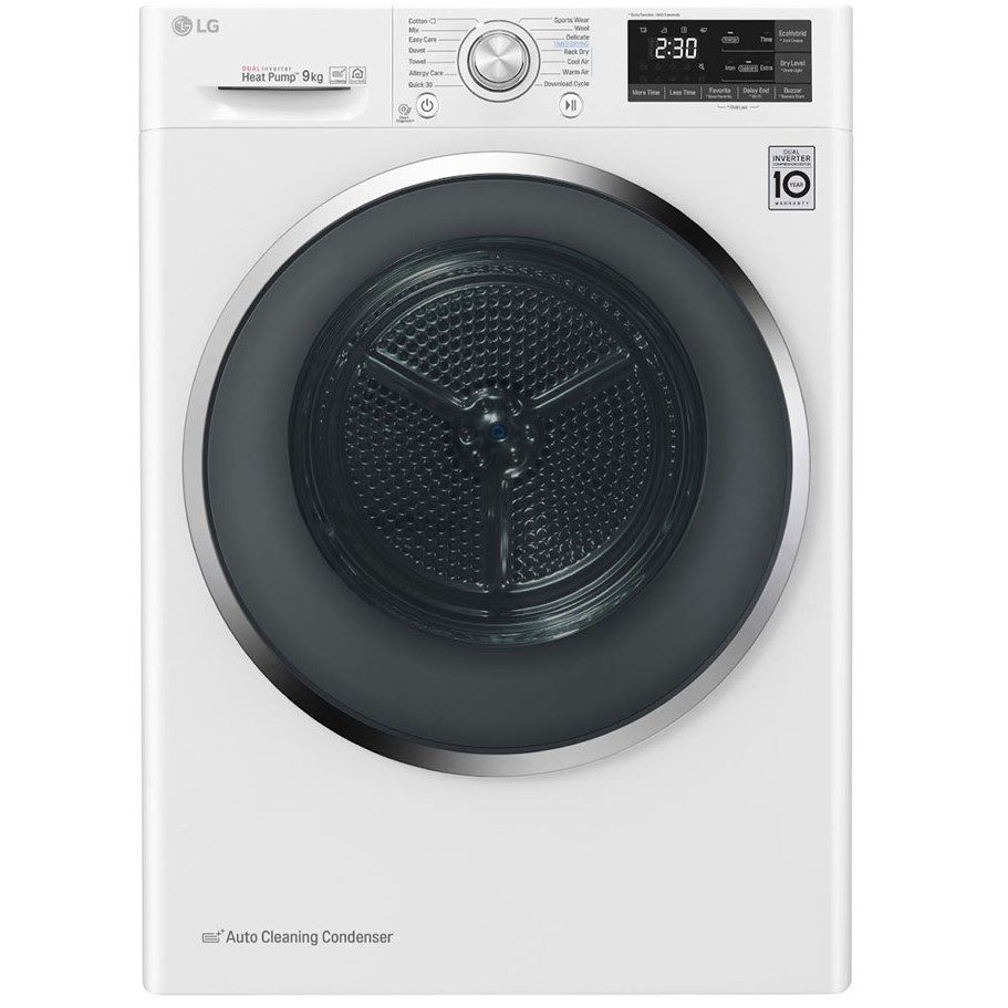 LG RC90U2AV2W tumble dryer Freestanding Front-load