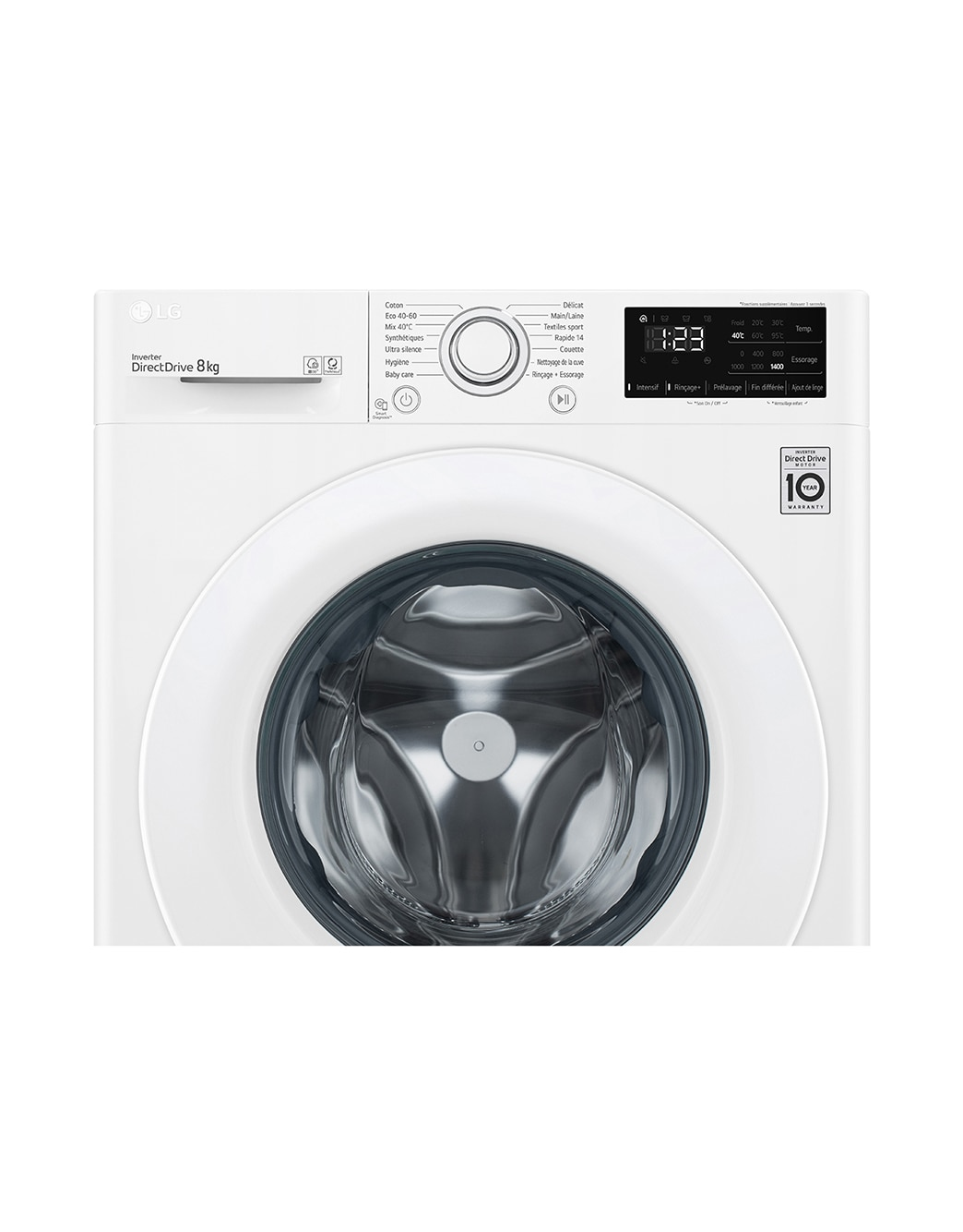 LG F84V33WH washing machine Front-load – image 4