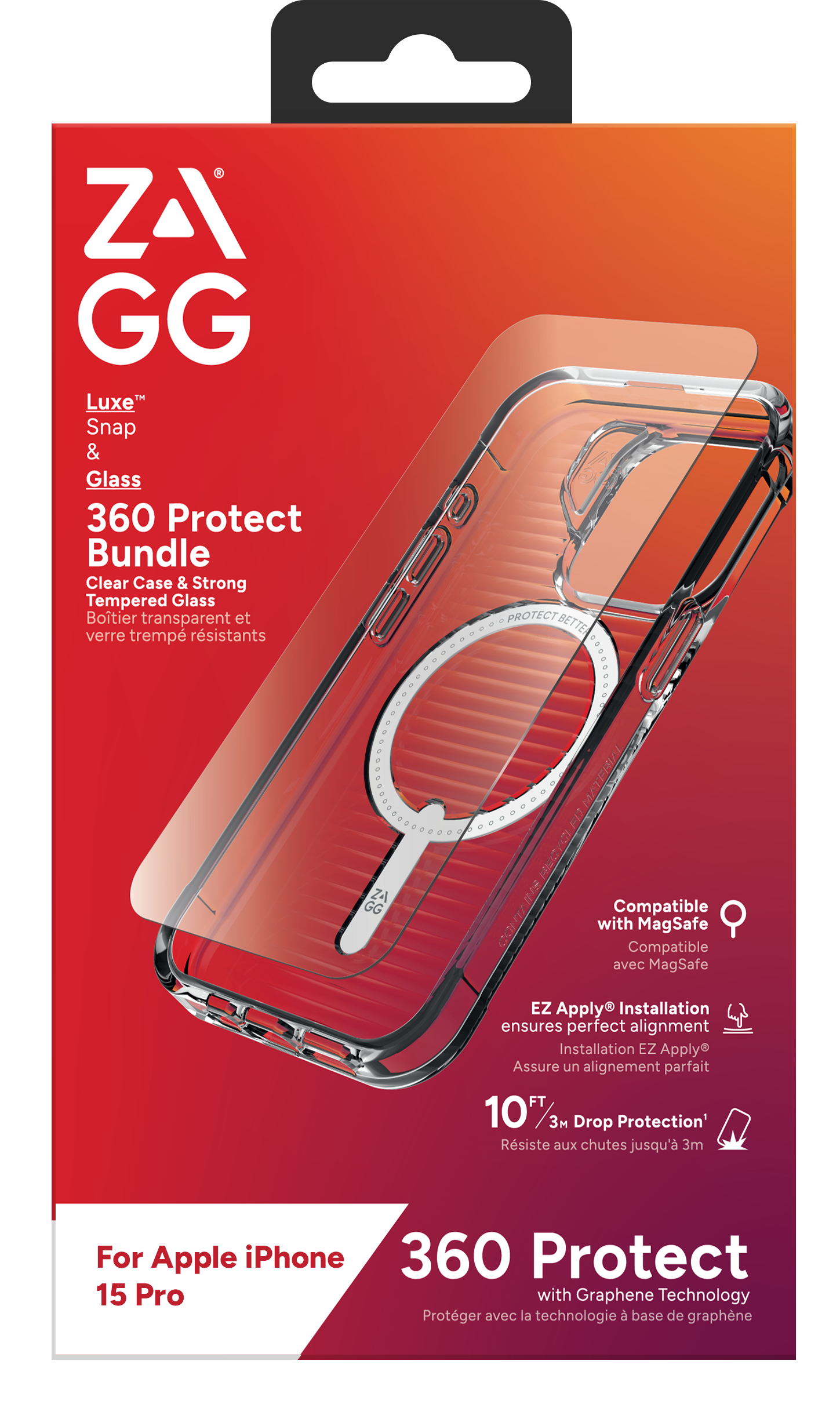 ZAGG Bundle Luxe SNAP PCR IS Glass Apple iPhone 15 Pro Clear – image 3