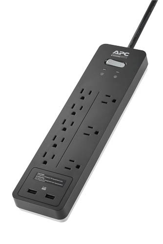 APC PH8U2 power distribution unit (PDU) 8 AC outlet(s) Black – image 2