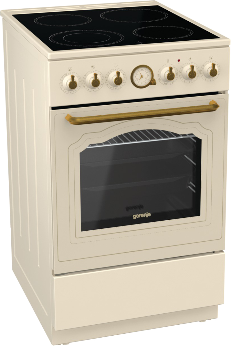 Gorenje ECS5250CLI Freestanding cooker Electric Zone induction hob Beige – image 2