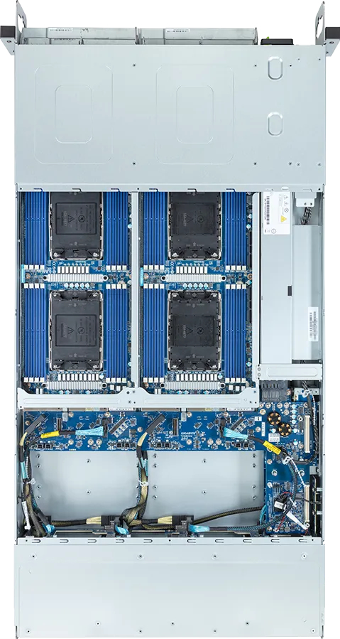 GIGABYTE H263-S64-IAW1 Intel C741 LGA 4677 (Socket E) Rack (2U) Black, Steel – image 4