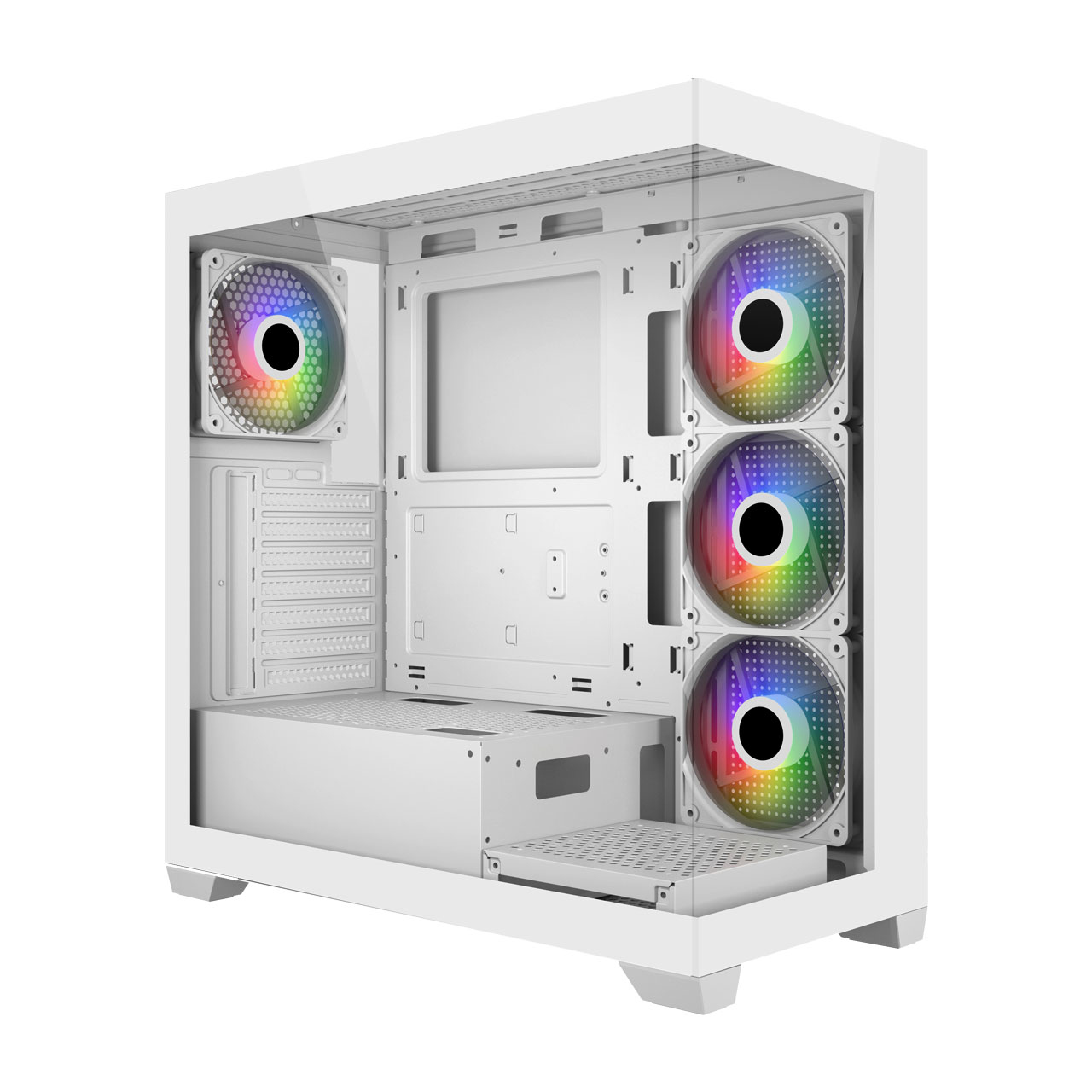FSP M340-WA computer case Midi Tower White – image 1