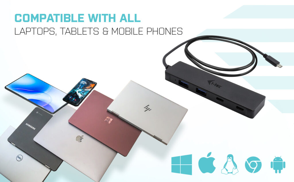 i-tec Metal USB-C HUB 2x USB 3.0 + 2x USB-C, with – image 5