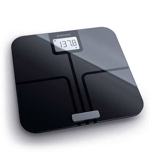 Philips DL8780/37 personal scale Rectangle Black Electronic personal scale