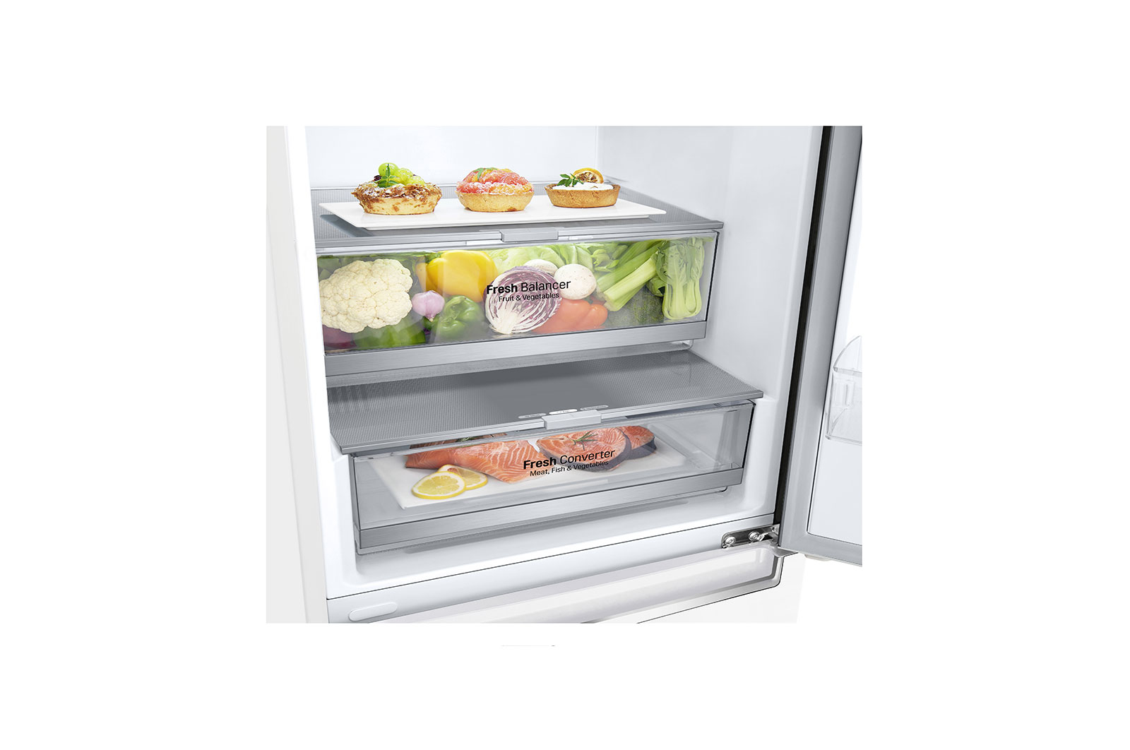 LG GBB72SWEZN fridge-freezer Freestanding – image 3
