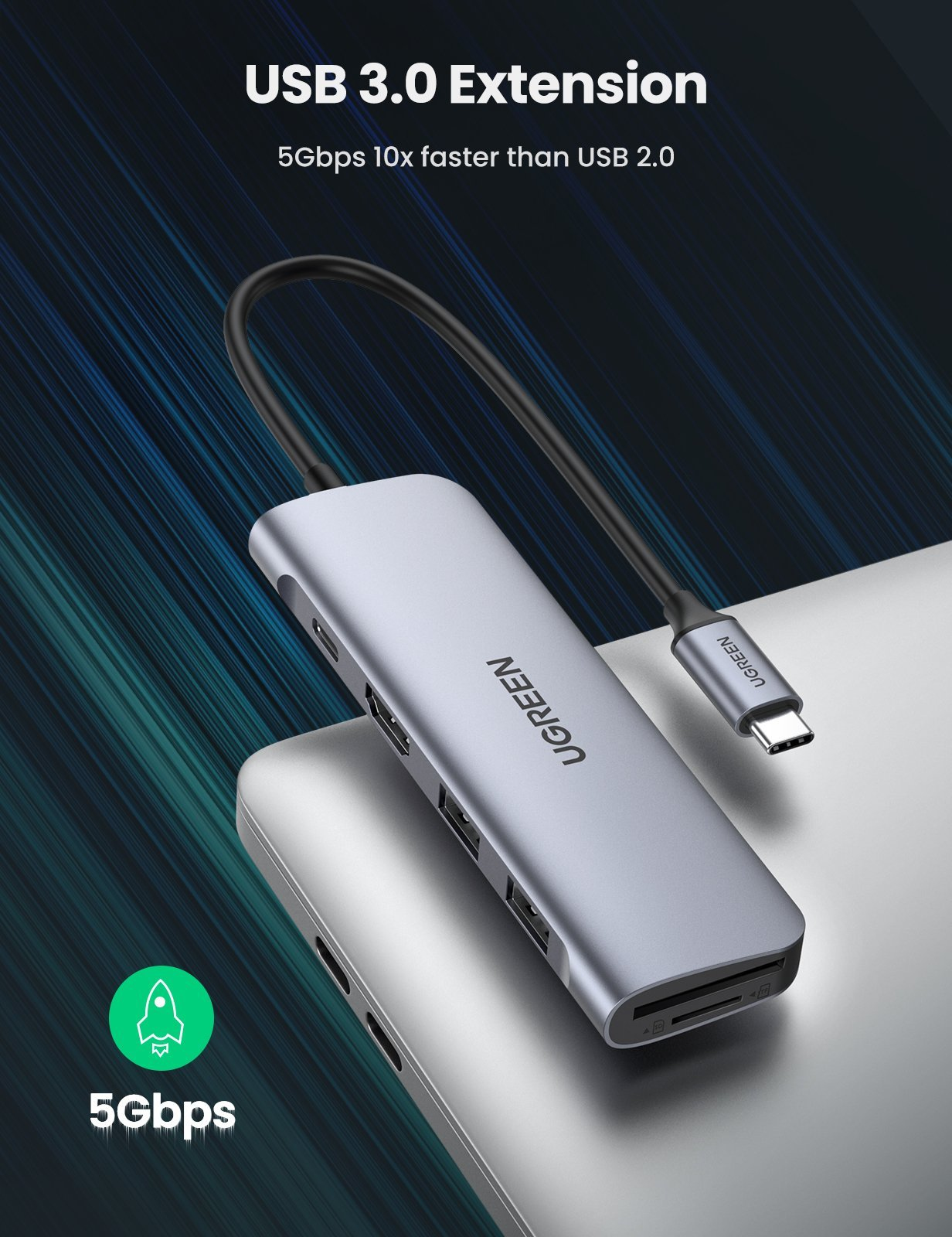 Ugreen 6-in-1 USB C PD – image 4