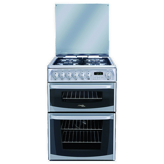 Hotpoint CH60DHSFS cooker Freestanding cooker Electric Gas Silver