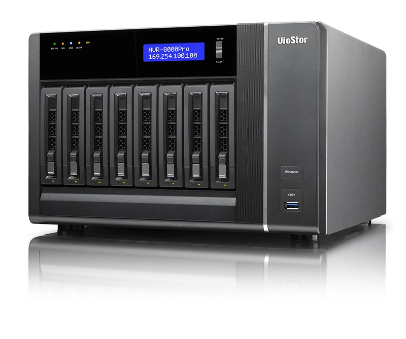 QNAP VS-8124-PRO+ network video recorder Black – image 4