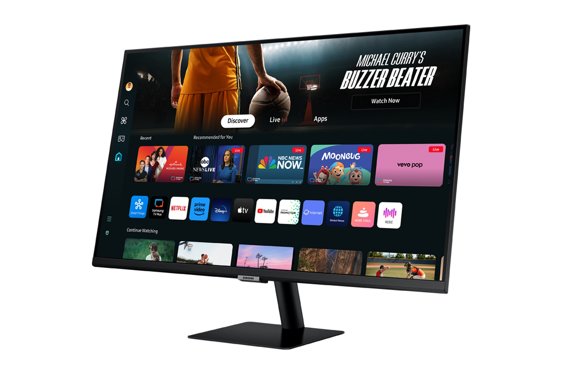 Samsung 32" M70D UHD Smart Monitor with Speakers and a Remote – image 3