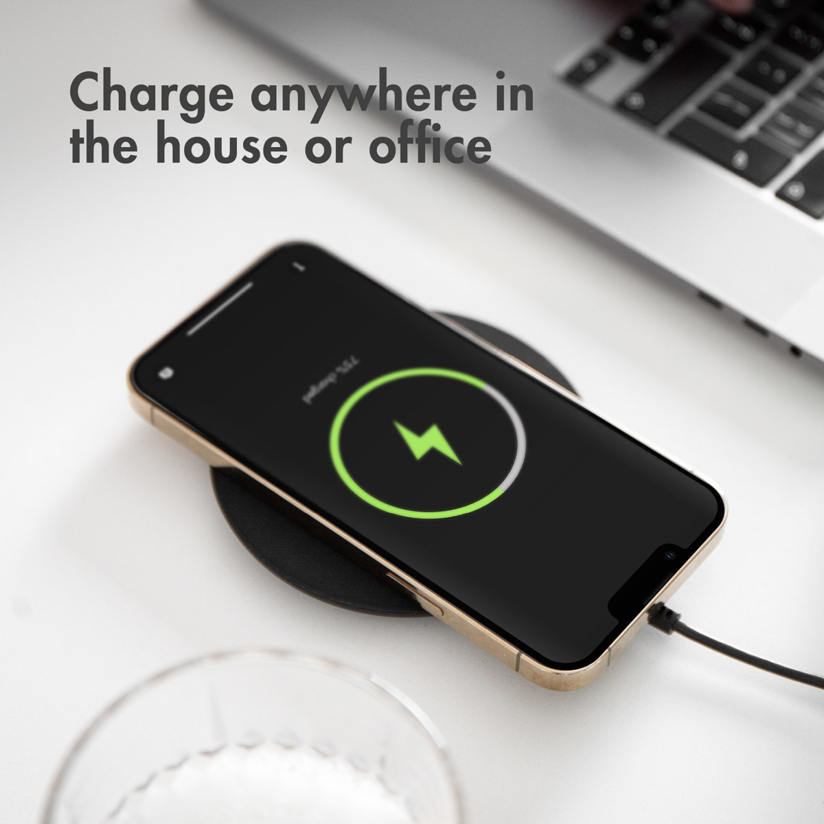 Accezz WIRELESSCHARGER44631901 mobile device charger Smartphone Black USB Wireless charging Indoor – image 7