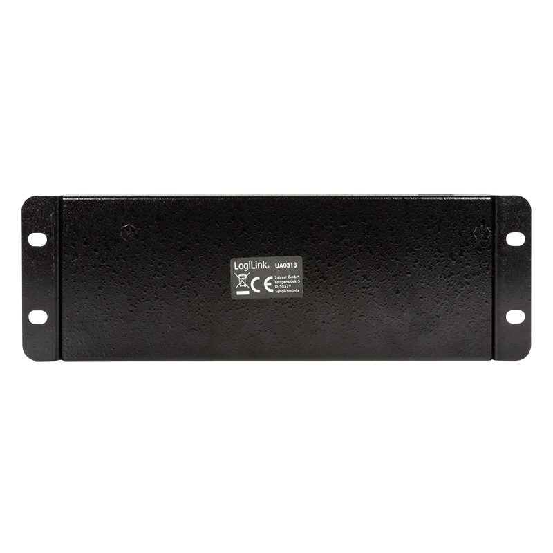 LogiLink UA0318 interface hub USB 2.0 5000 Mbit/s Black – image 4