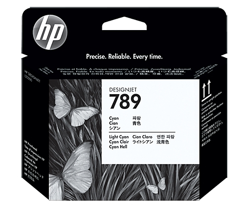 HP 789 Cyan/Light Cyan DesignJet Printhead