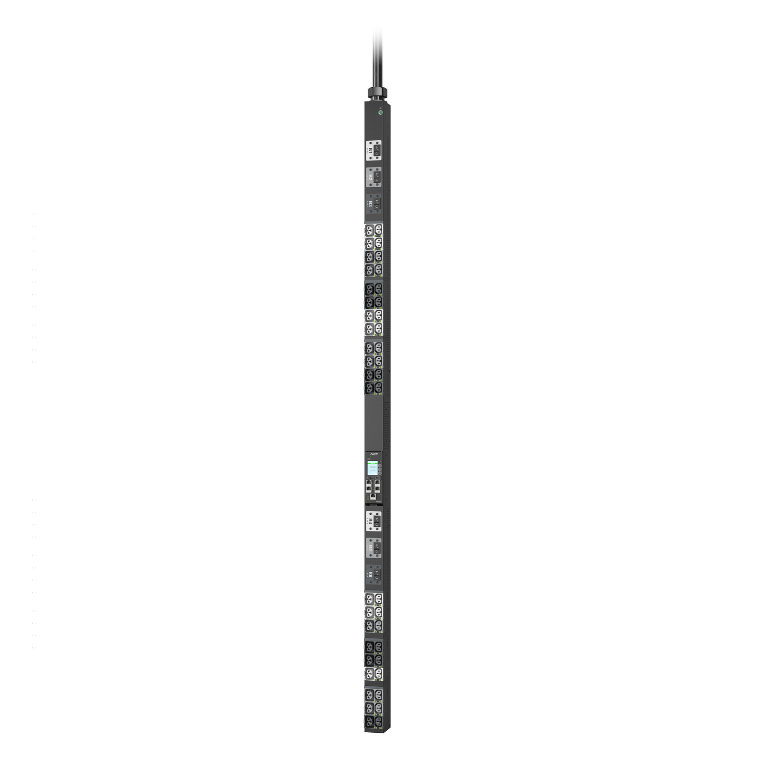 APC APDU11452MO power distribution unit (PDU) 42 AC outlet(s) 0U Black – image 1